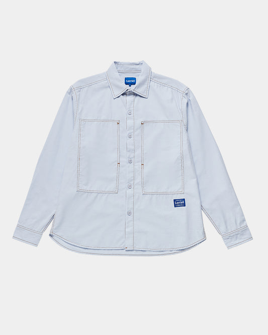 Larriet- Cliff Long Sleeve Shirt - Light Blue